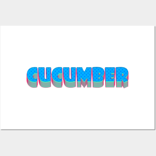 Blue Cucumber Posters and Art